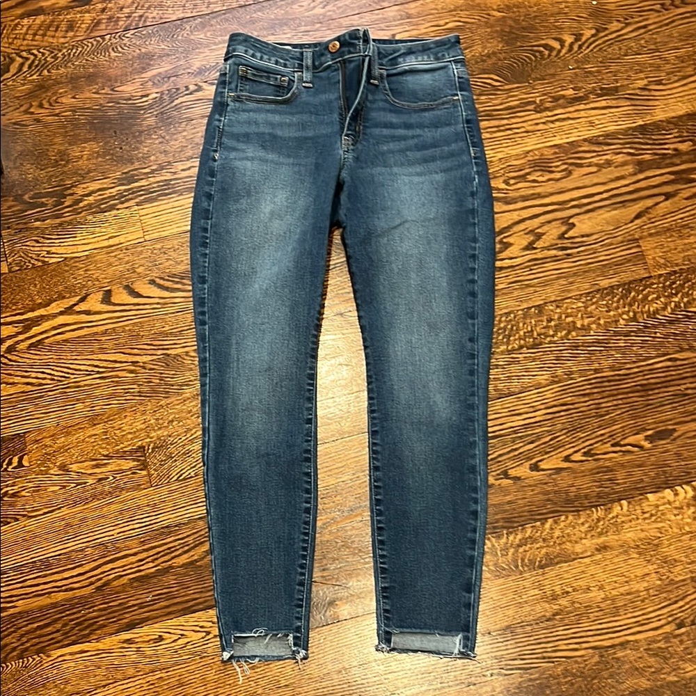 GAP Blue Ankle Cropped Jeans with Modern Fit